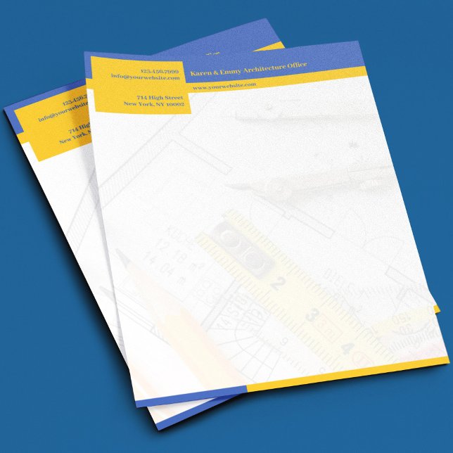 Architecture Business Letterhead Template (Creator Uploaded)