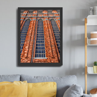 Architecture detail of the Central Tejo in Lisbon Poster
