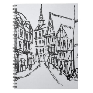 Architecture Dinan, Brittany, France Notebook