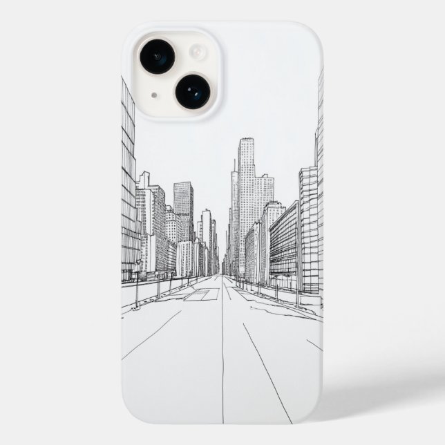 Architecture Drawing Case-Mate iPhone Case (Back)