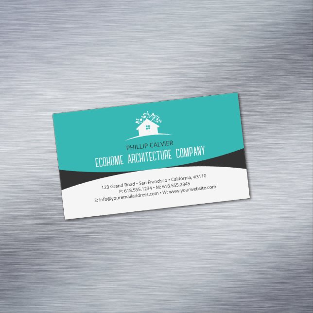 Architecture | Eco Home Architect Magnetic Business Card (In Situ)