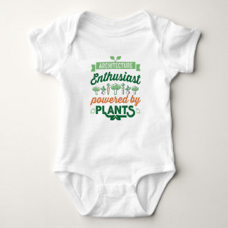 Architecture Enthusiast powered by Plants Vegan Baby Bodysuit