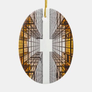 architecture facade buildings windows ceramic tree decoration