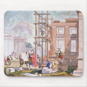 Architecture, from a series of four illustrating t mouse pad