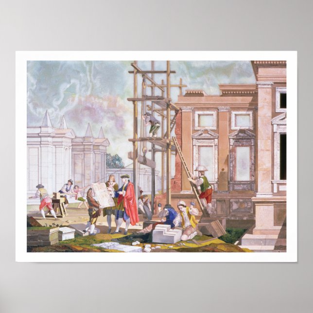Architecture, from a series of four illustrating t poster (Front)