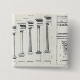 Architecture I: Orders of Architecture 15 Cm Square Badge