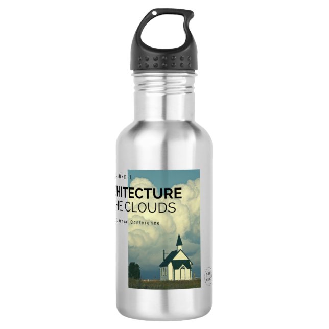 Architecture in the Clouds 532 Ml Water Bottle (Front)