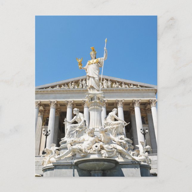 Architecture in Vienna, Austria Postcard (Front)