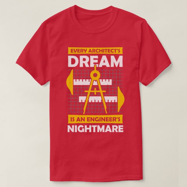 Architecture Job Profession Architect Gift  T-Shirt (Design Front)