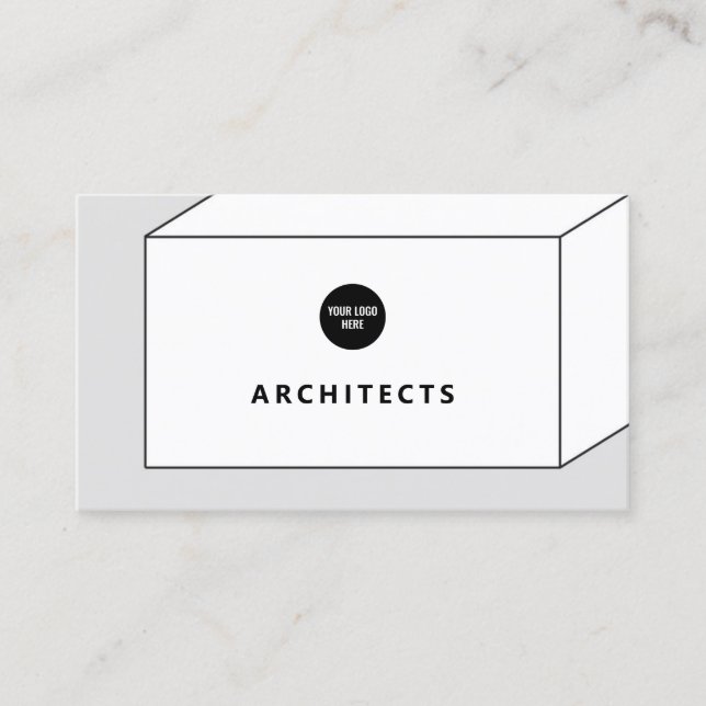 Architecture Master Planning Interior Design Box Business Card (Front)