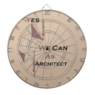 architecture, modern design, geometric art, black  dartboard