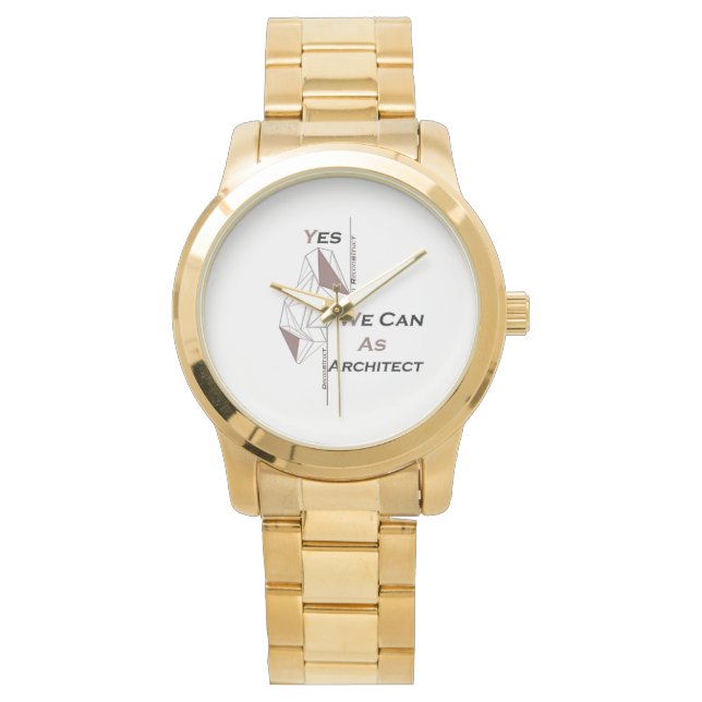 architecture, modern design, geometric art, black  watch (Front)