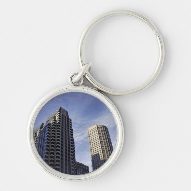 Architecture of downtown Boston Key Ring (Front)