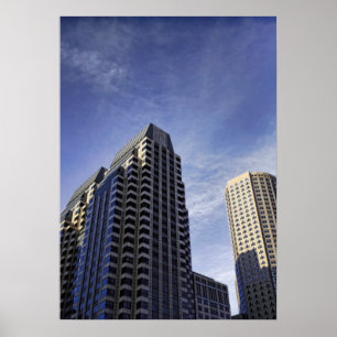 Architecture of downtown Boston Poster