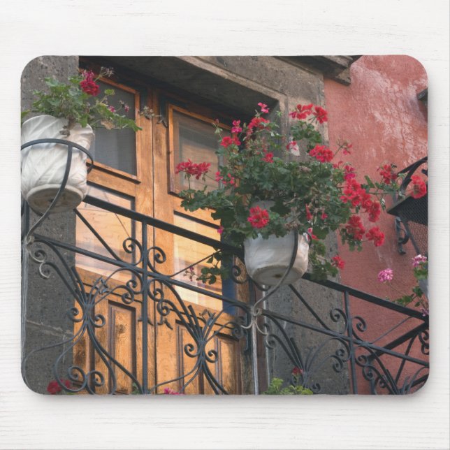 Architecture on the streets of San Miguel de Mouse Pad (Front)