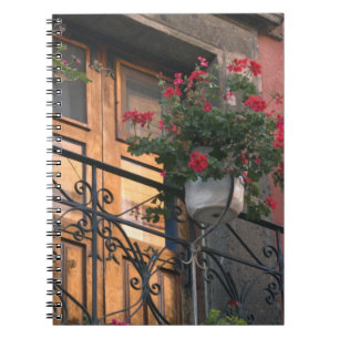 Architecture on the streets of San Miguel de Spiral Notebook