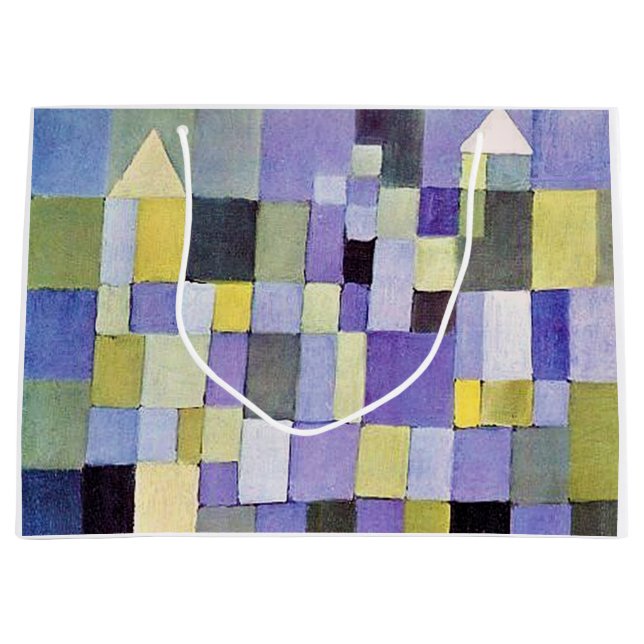 Architecture, Paul Klee Large Gift Bag (Front)