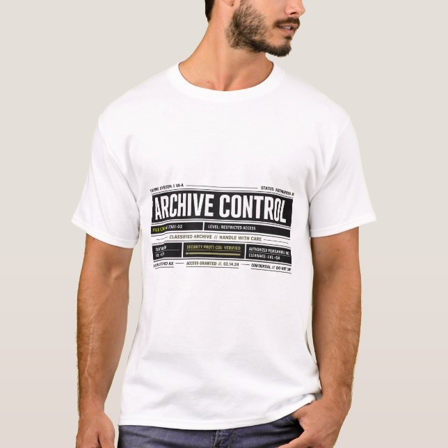 Archive Control — Tactical Protocol  T-Shirt (Front)