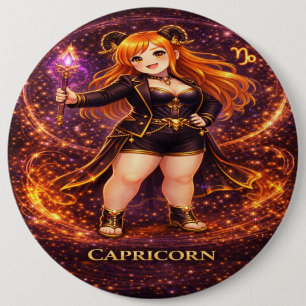 Archive Galaxy: Capricorn Rooted Peak 6 Cm Round Badge