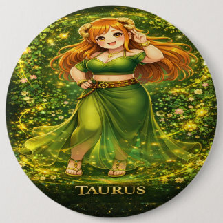 Archive Galaxy: Taurus Gilded Rose 6 Cm Round Badge