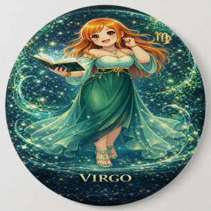 Archive Galaxy: Virgo Infinite Librarian 6 Cm Round Badge