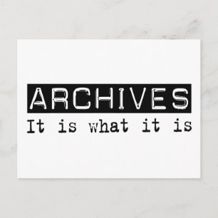 Archives It Is Postcard