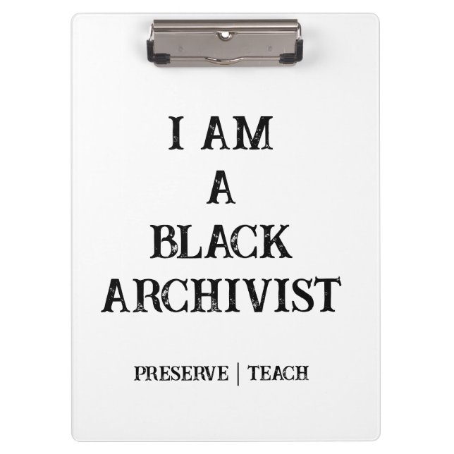 Archivist Field Notes Spiral Notebook Clipboard (Front)