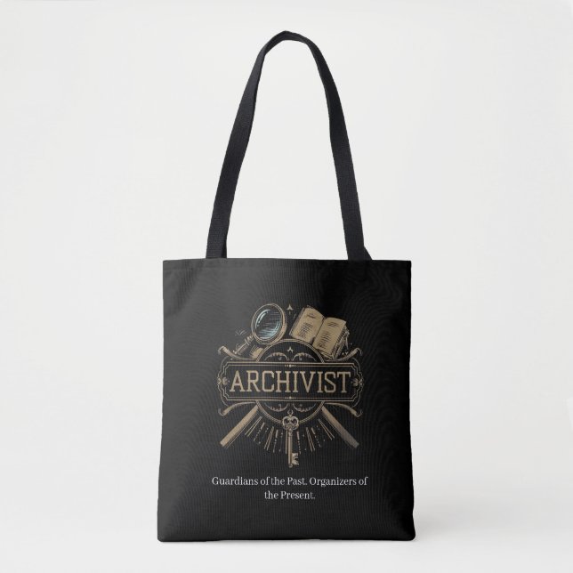 Archivist – Guardian of the Past Tote Bag (Front)