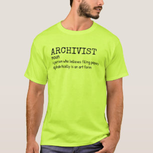 Archivist Humour Definition Men’s Shirt
