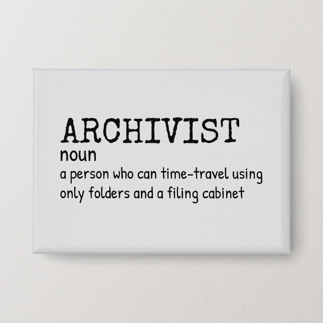 Archivist – Witty Definition Gift (Front)
