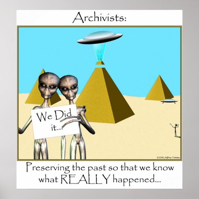 Archivists - Preserving the Past (Aliens) Poster (Front)