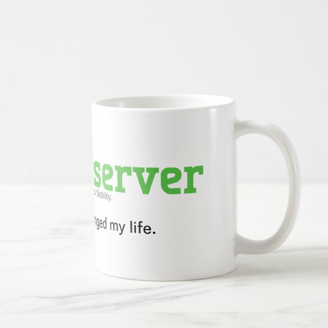 ArchServer changed my life Coffee Mug (Right)