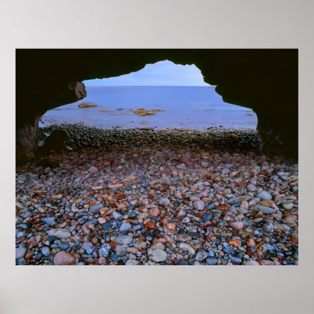 Archway Leads To Seascape Poster (Front)