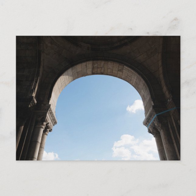 Archway View from Sacré-Cœur, Paris Postcard (Front)