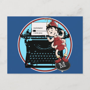 Archy Loves Mehitabel Postcard