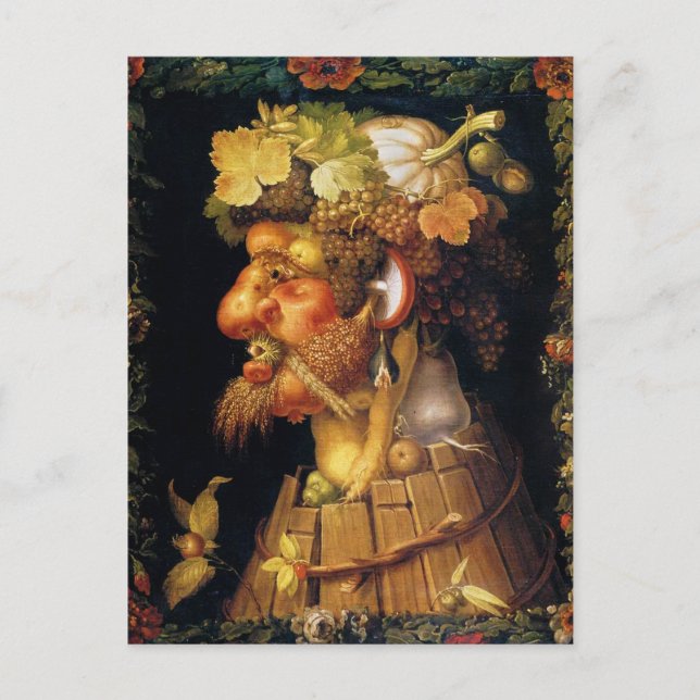 Arcimboldo Autumn Postcard (Front)
