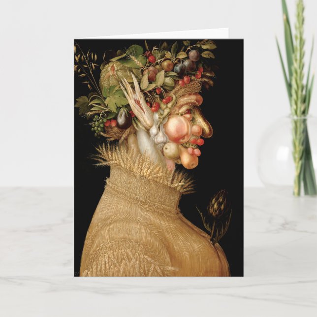 Arcimboldo Summer Greeting Card (Front)