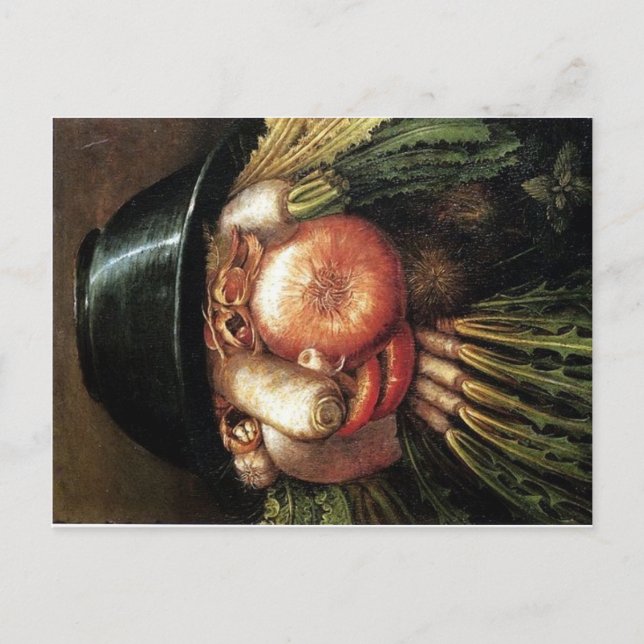 Arcimboldo The Greengrcer Postcard (Front)