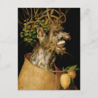 Arcimboldo Winter Postcard