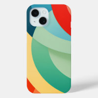 Arcing shapes in bright colours