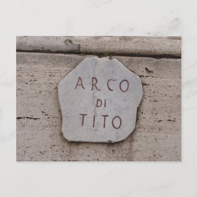 arco di tito postcard (Front)