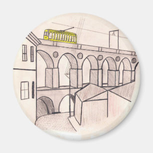 Arcos da Lapa,Santa Teresa, Rio de Janeiro Magnet