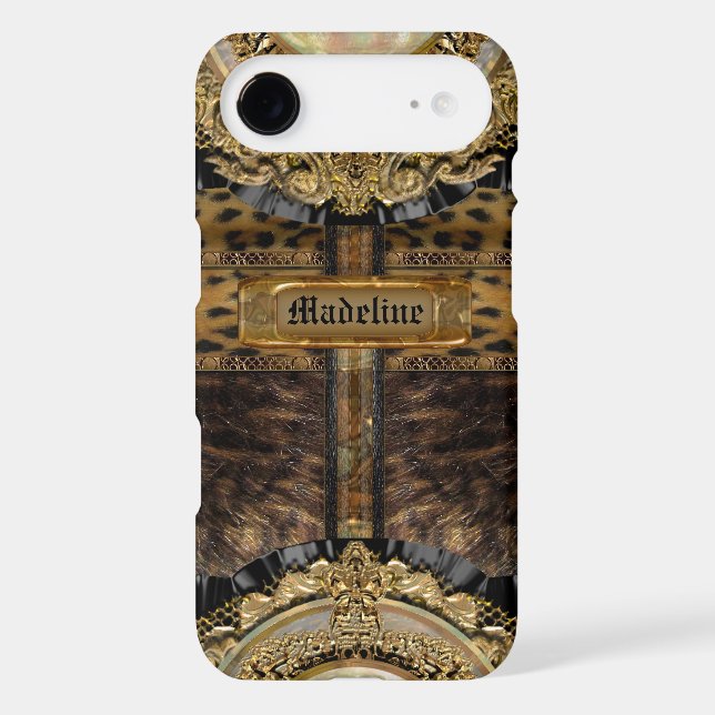 Arcos Leopard Monogram 6/6s Plus Case-Mate iPhone Case (Back)