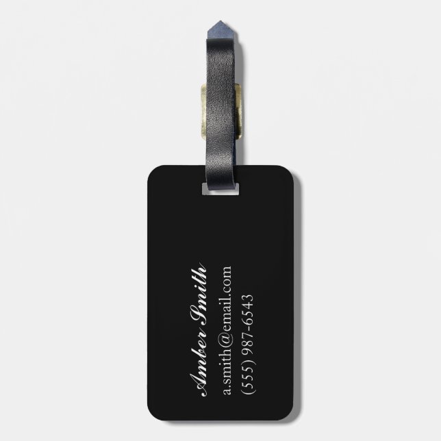 Arctic 1999 luggage tag (Back Vertical)