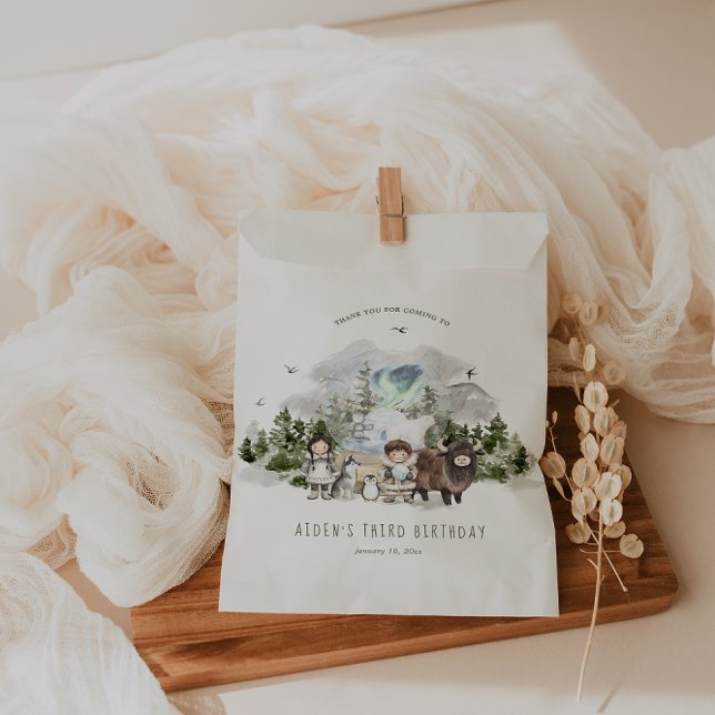 Arctic Adventure Birthday Party Favour Bags (Creator Uploaded)