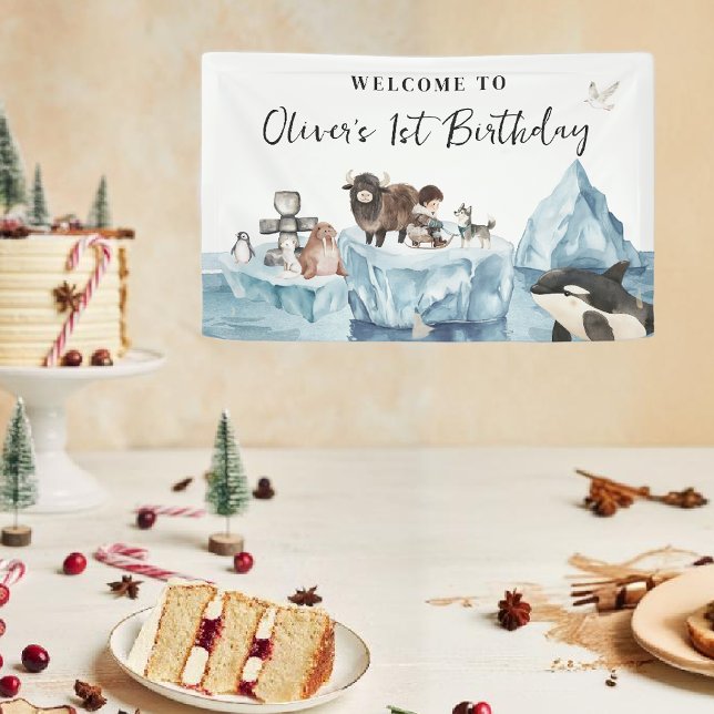 Arctic Adventure Birthday Welcome Banner (Creator Uploaded)