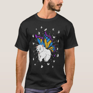 Arctic Animal Magical Fantasy Butterfly Polar Bea T-Shirt