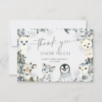 Arctic Animal Winter Onederland First Birthday