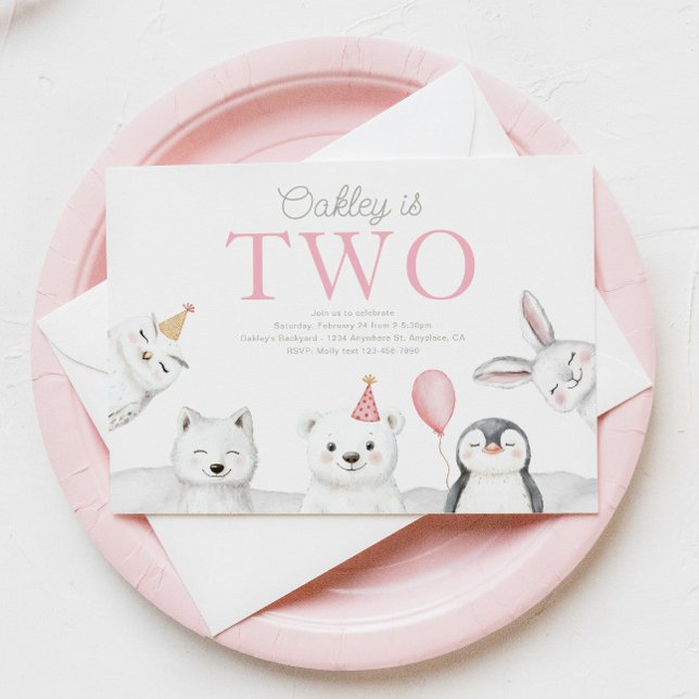 Arctic Animals Birthday Invitation (Creator Uploaded)