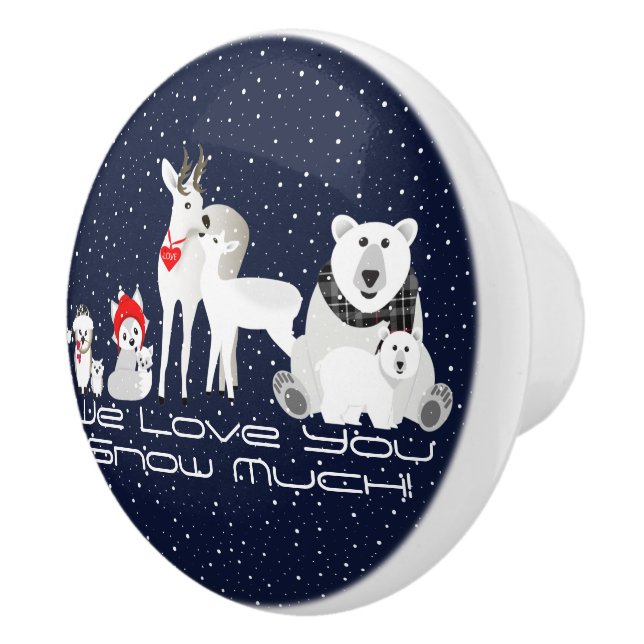 Arctic Animals Ceramic Knob (Right)